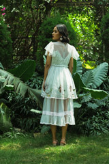 Mint Two Tier Embroidered Dressuntitled (8 of 9)